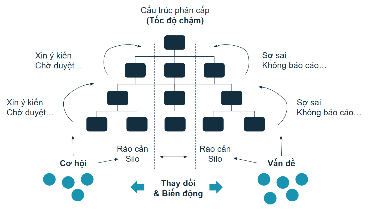 Nhược điểm Của Cấu Trúc Phân Cấp